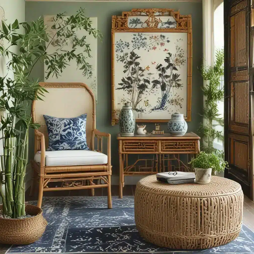 Chinoiserie Chic with Bamboo and Rattan Chinoiserie Chic with Bamboo and Rattan