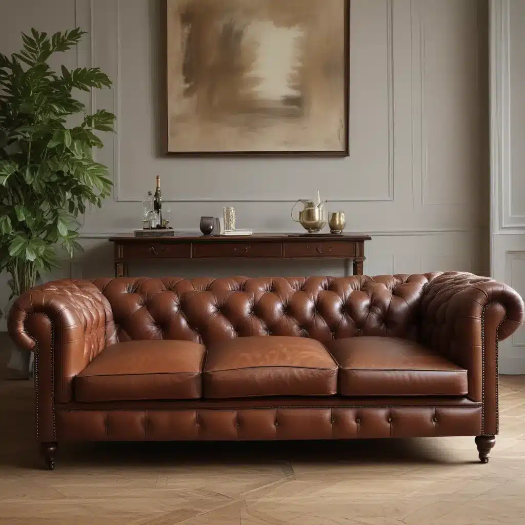 Classic Chesterfield Touches Add English Refinement to Modern Design Classic Chesterfield Touches Add English Refinement to Modern Design