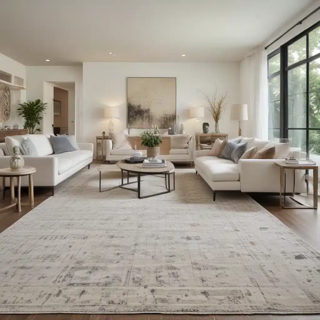Define Spaces with Area Rugs in an Open Floor Plan Define Spaces with Area Rugs in an Open Floor Plan