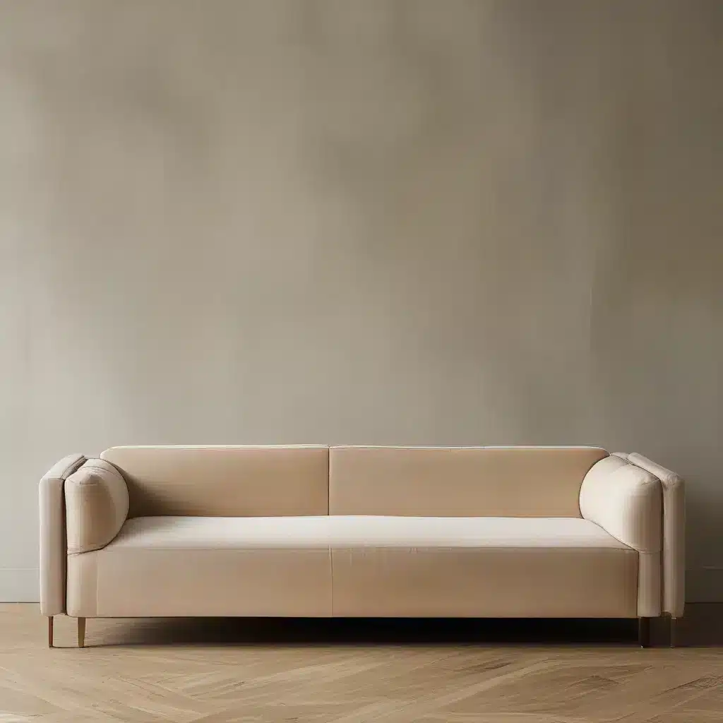 Minimalist Sofas Embrace Warm Metallics and Organic Shapes Minimalist Sofas Embrace Warm Metallics and Organic Shapes