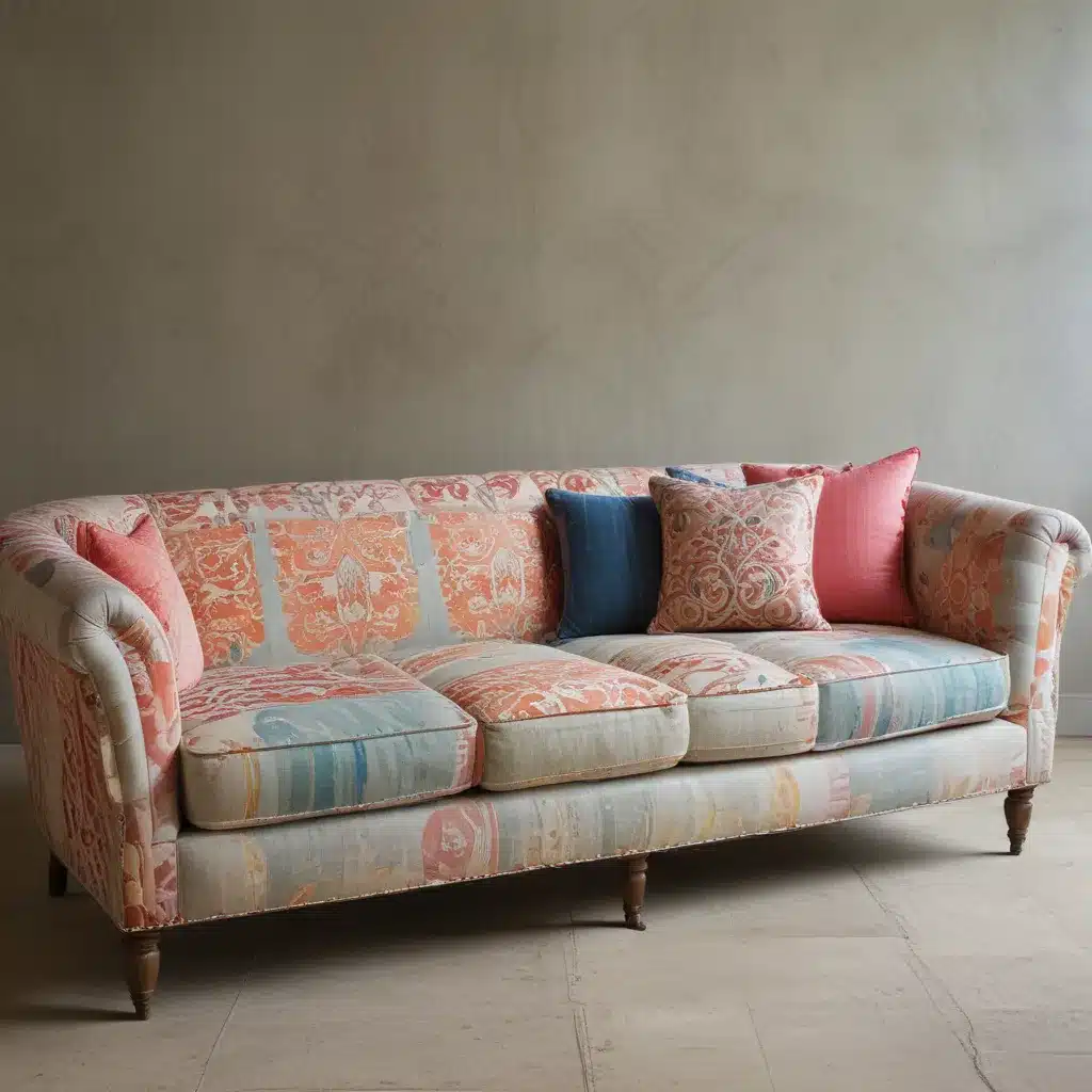 Mix and Match Fabrics for a One-of-a-Kind Sofa Mix and Match Fabrics for a One-of-a-Kind Sofa