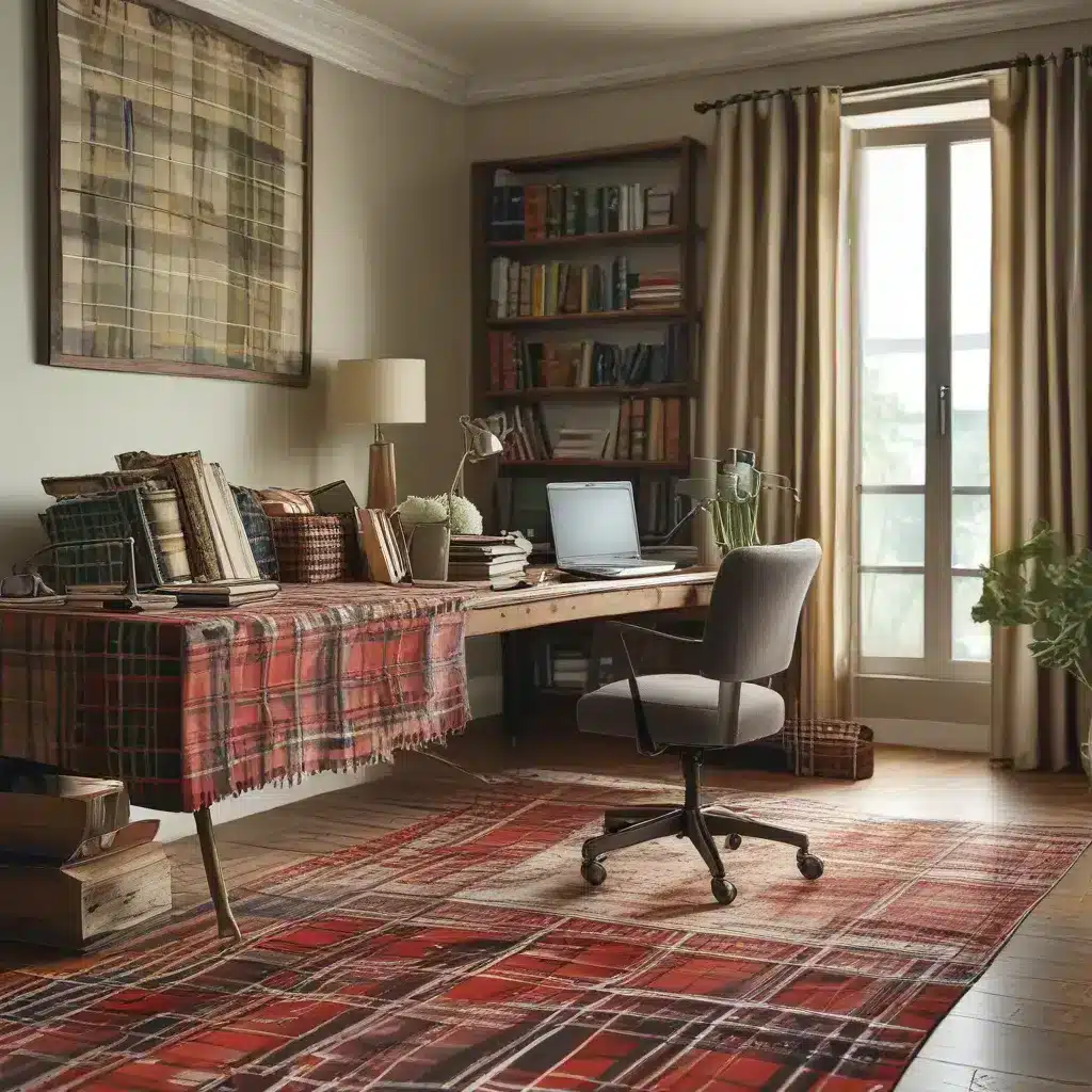 Plaid Fabrics Transition from Office to Home Plaid Fabrics Transition from Office to Home
