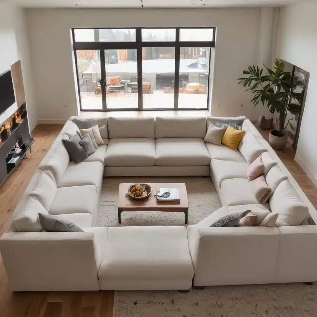 Sink Into the Comfort of a Custom U-Shaped Sofa Sink Into the Comfort of a Custom U-Shaped Sofa