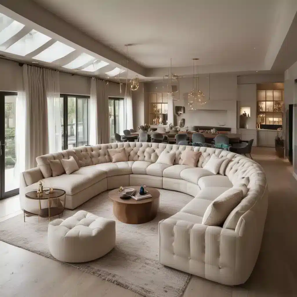 Wrap Yourself in Luxury with a Custom U-Shaped Sofa