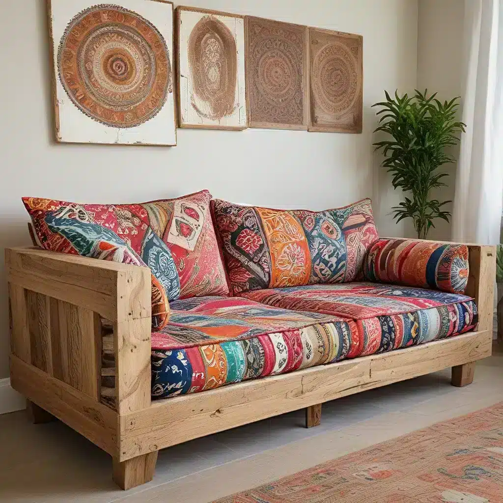 Create a Bohemian Chic Sofa from Reclaimed Wood Create a Bohemian Chic Sofa from Reclaimed Wood
