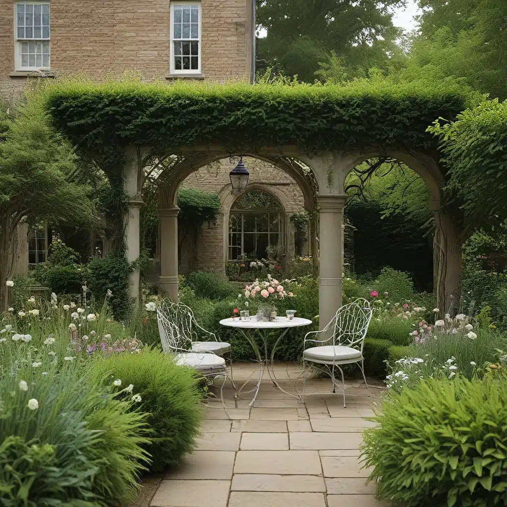 Elegant English Garden: Romantic Outdoor Oasis Elegant English Garden: Romantic Outdoor Oasis