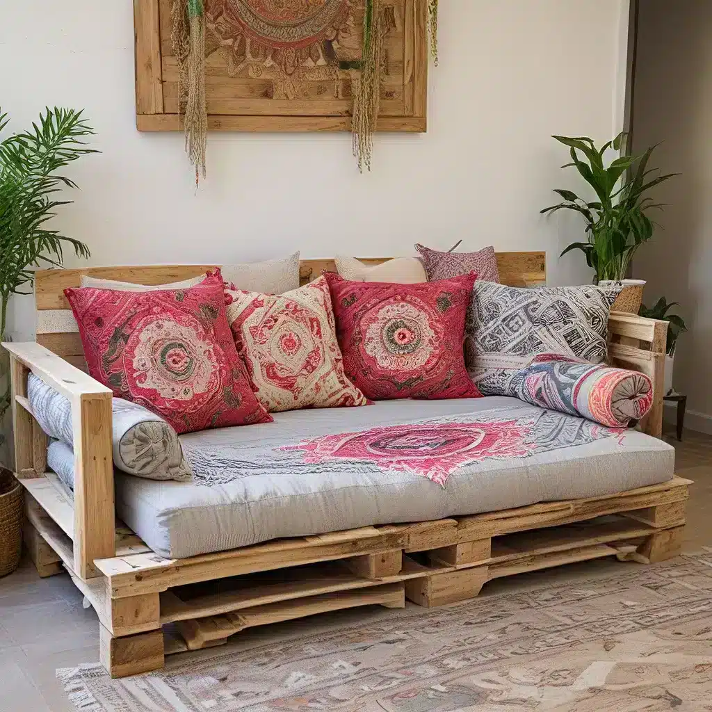 Embrace Boho Style with a DIY Pallet Sofa Embrace Boho Style with a DIY Pallet Sofa