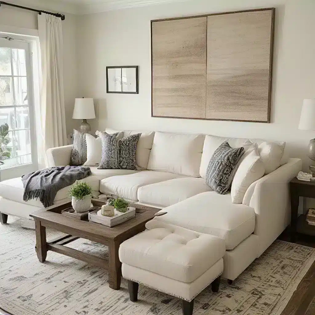 Maximizing Small Spaces with Clever Sectional Styling Maximizing Small Spaces with Clever Sectional Styling