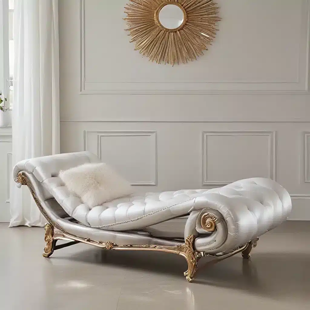 Metallic Accents: Elevating Chaise Longues with Radiant Touches Metallic Accents: Elevating Chaise Longues with Radiant Touches