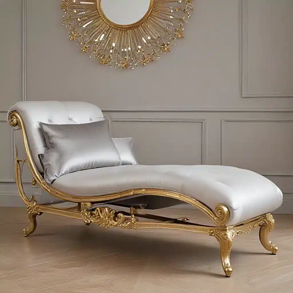 Metallic Elegance: Elevating Chaise Longues with Radiant Touches Metallic Elegance: Elevating Chaise Longues with Radiant Touches