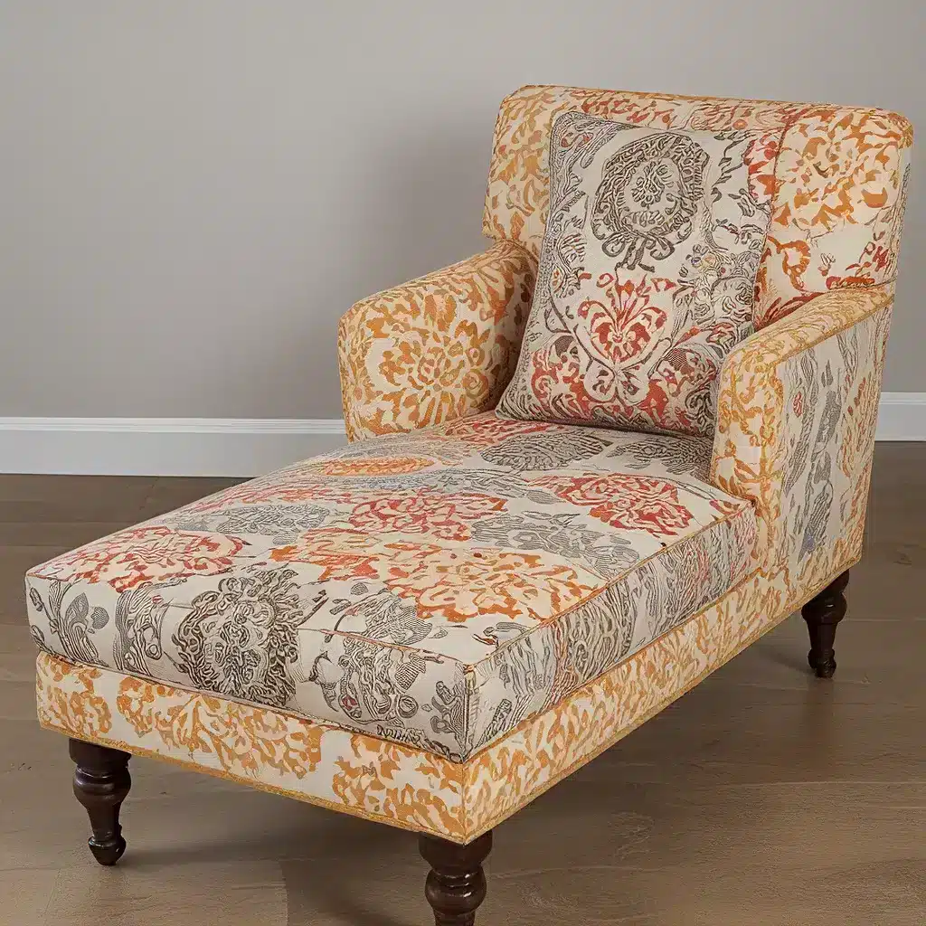 Personalized Patterns: Upholstery for One-of-a-Kind Chaise Designs Personalized Patterns: Upholstery for One-of-a-Kind Chaise Designs