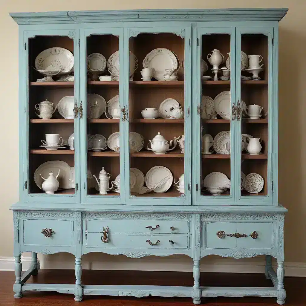 Reimagine Old China Cabinets with Chalk Paint Reimagine Old China Cabinets with Chalk Paint