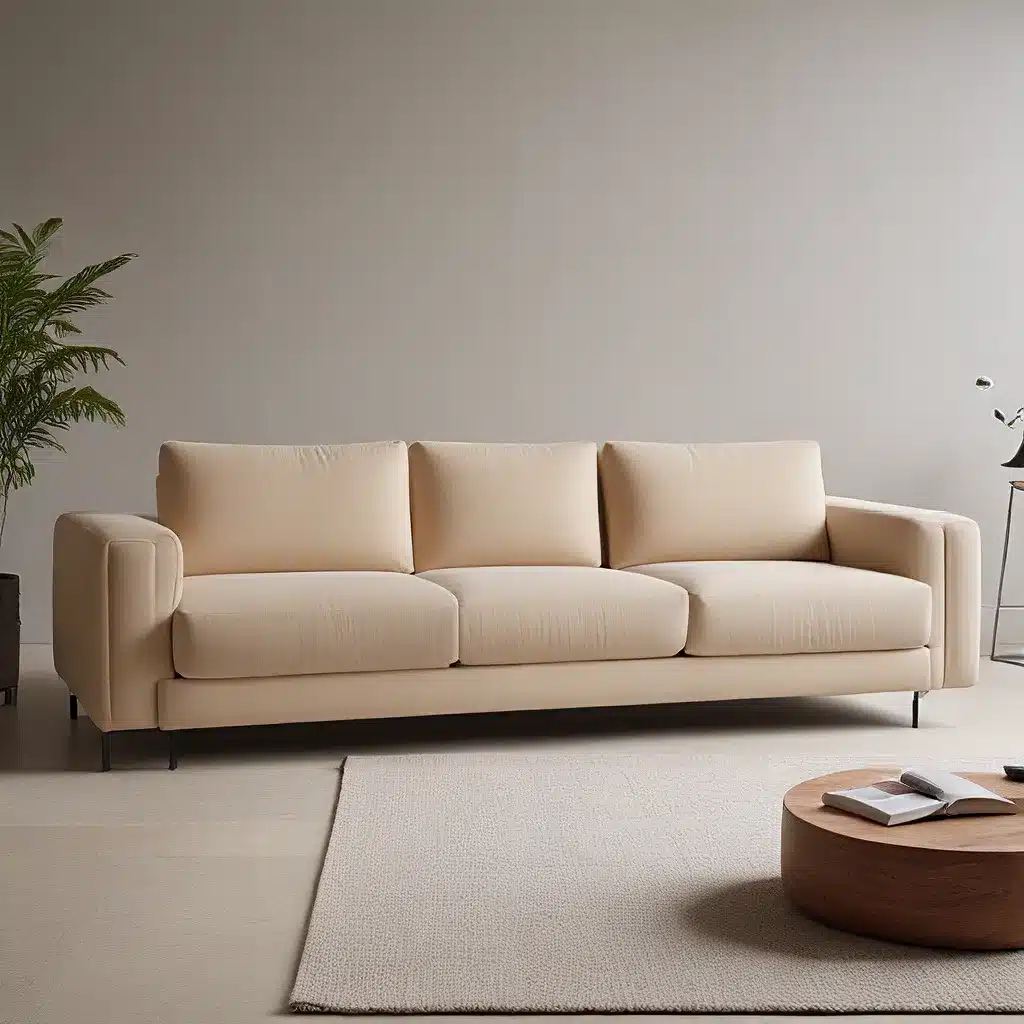 Sculptural Arms Elevate Basic Sofas Sculptural Arms Elevate Basic Sofas