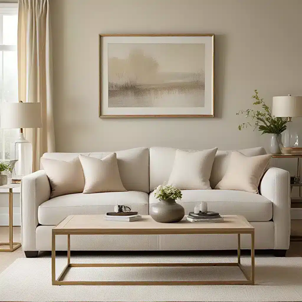 Sofa Forge: Cultivating Calm with Serene Neutral Tones and Subtle Textures
