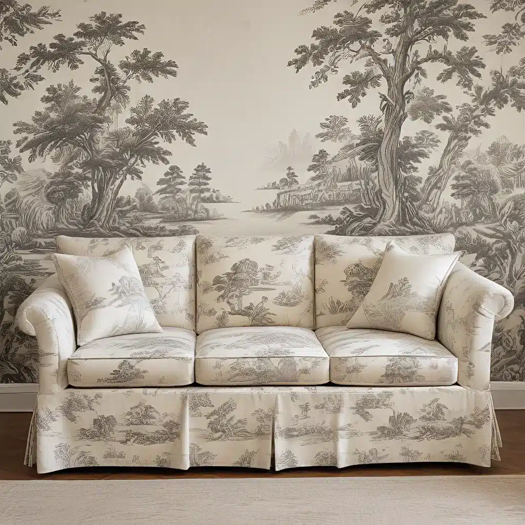 Sofa Forge: Toile Tale – Timeless Scenic Patterns Reimagined Sofa Forge: Toile Tale – Timeless Scenic Patterns Reimagined