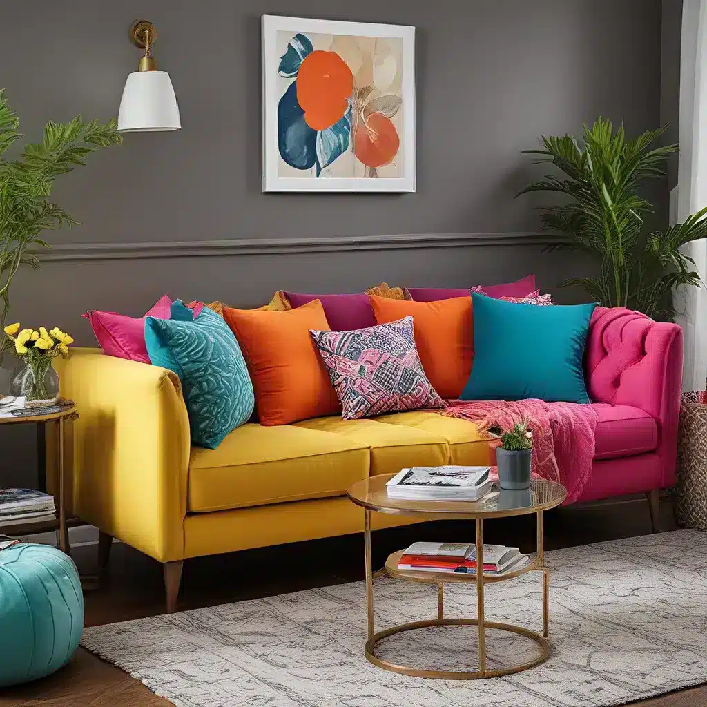 Vibrant Sofa Accents for Mood-Boosting Decor Vibrant Sofa Accents for Mood-Boosting Decor