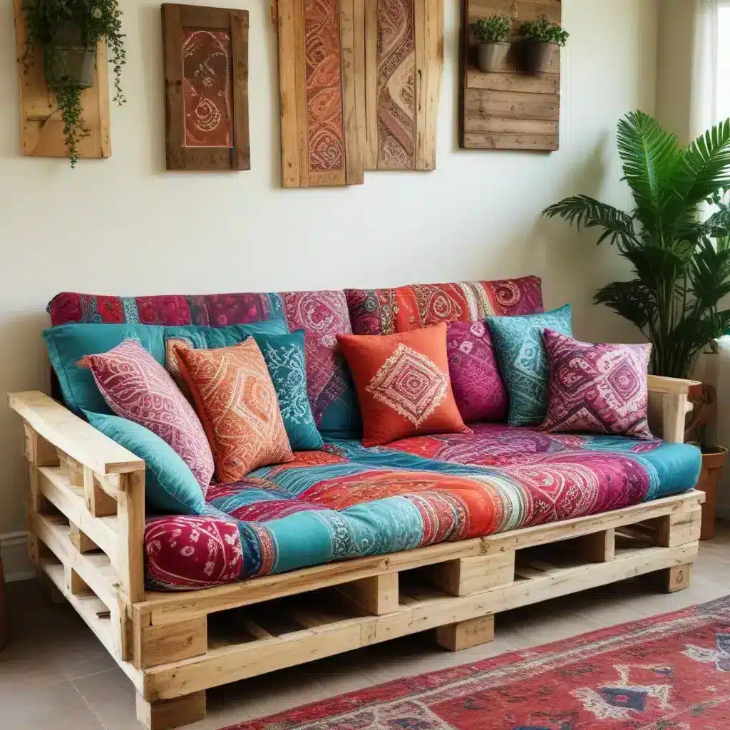 Construct a Bohemian-Inspired Sofa from Pallets Construct a Bohemian-Inspired Sofa from Pallets