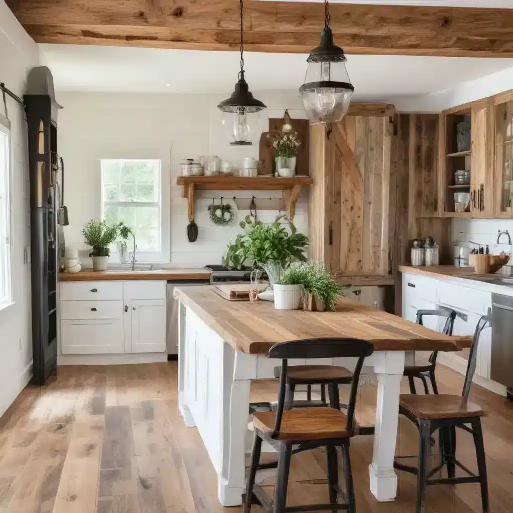 Embrace Farmhouse Charm with Reclaimed Wood Accents Embrace Farmhouse Charm with Reclaimed Wood Accents