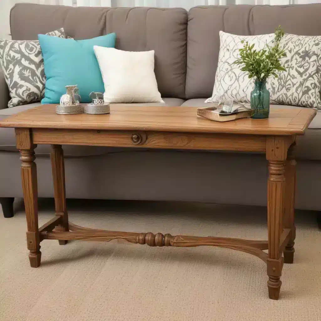 Repurpose Old Furniture into One-of-a-Kind Sofa Tables Repurpose Old Furniture into One-of-a-Kind Sofa Tables