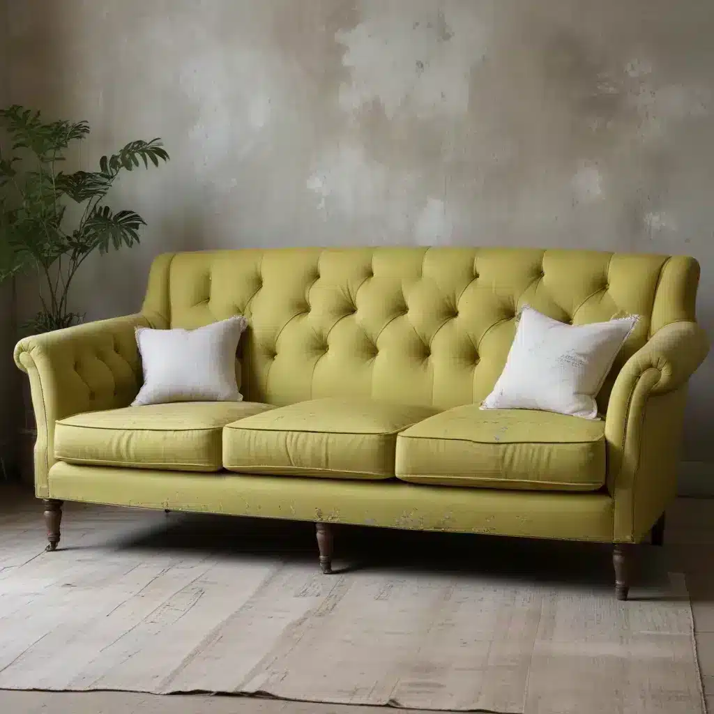 Sofa Forge: Vintage Vibes – Embracing Overdyed and Distressed Fabrics