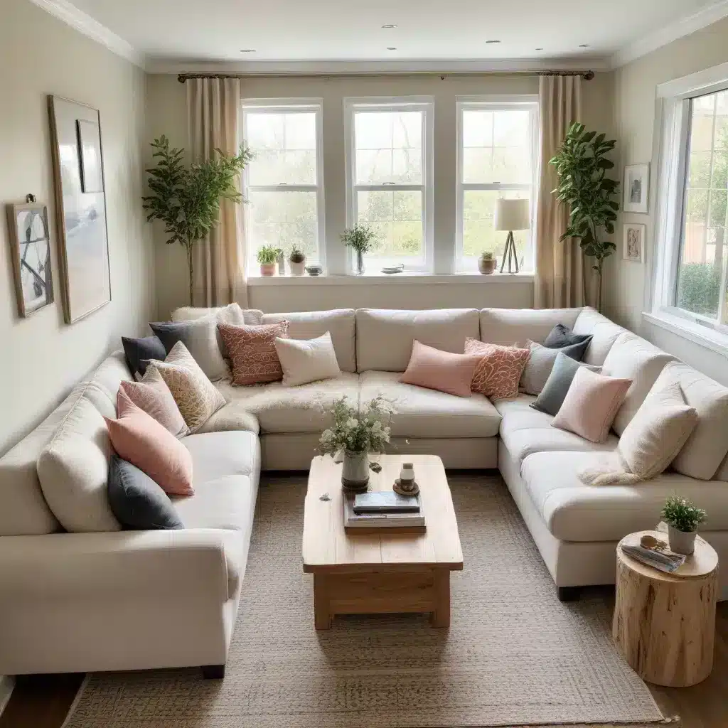 Create a Cozy Nook with a Versatile and Functional U-Shaped Sofa Arrangement