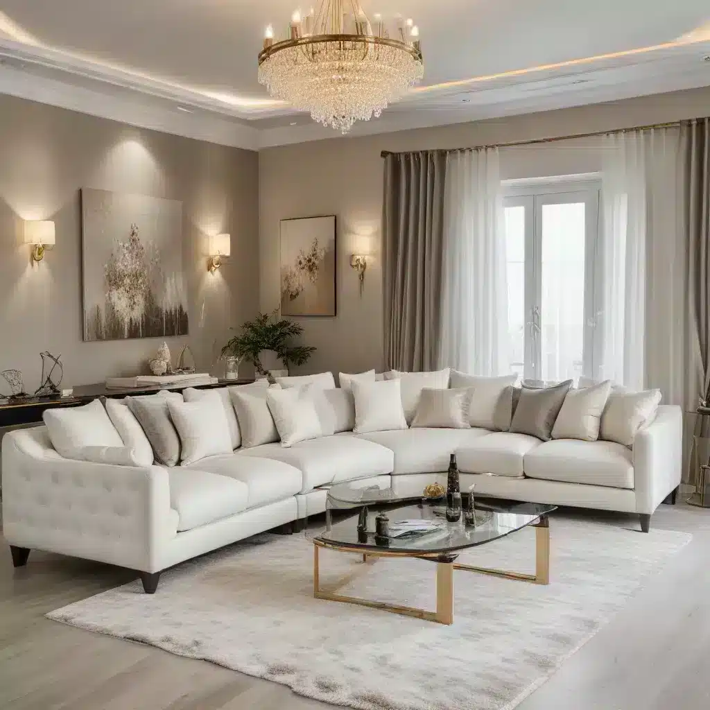 Elevate Your Living Room with a Sophisticated and Elegant U-Shaped Sofa as a Stunning Statement Piece Elevate Your Living Room with a Sophisticated and Elegant U-Shaped Sofa as a Stunning Statement Piece