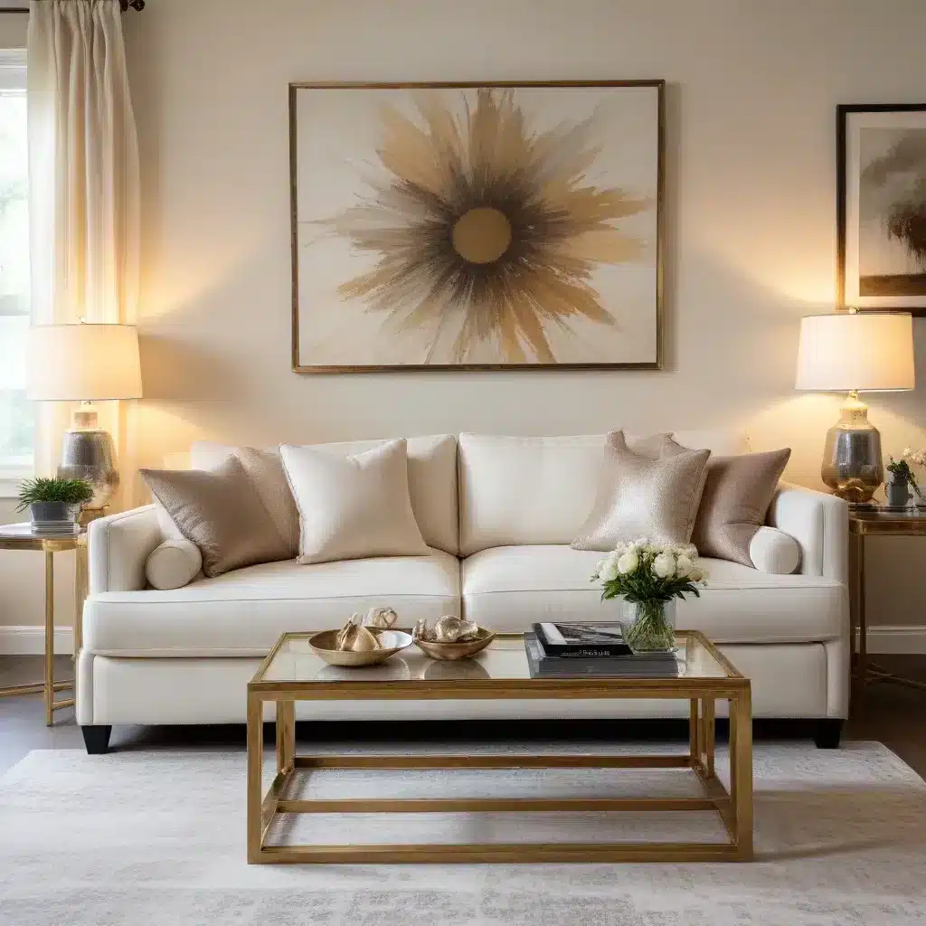 Metallic Accents Elevate Neutral Sofa Palettes for Refined Modern Style Metallic Accents Elevate Neutral Sofa Palettes for Refined Modern Style