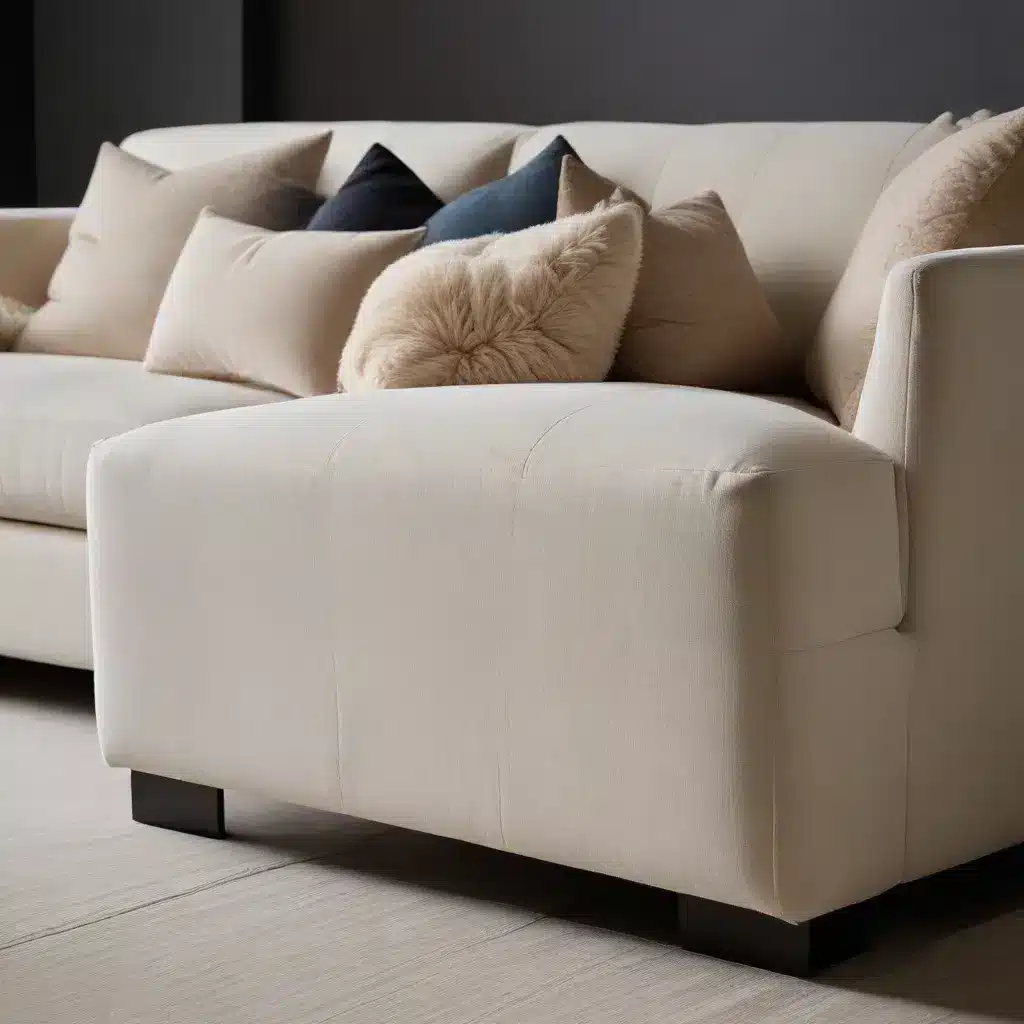 Plush Chenille Fabrics Soften Structured Modern Sofa Silhouettes Plush Chenille Fabrics Soften Structured Modern Sofa Silhouettes