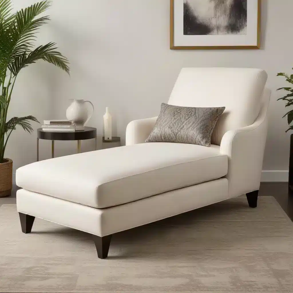Refined Relaxation Perfected in a Custom Chaise Refined Relaxation Perfected in a Custom Chaise