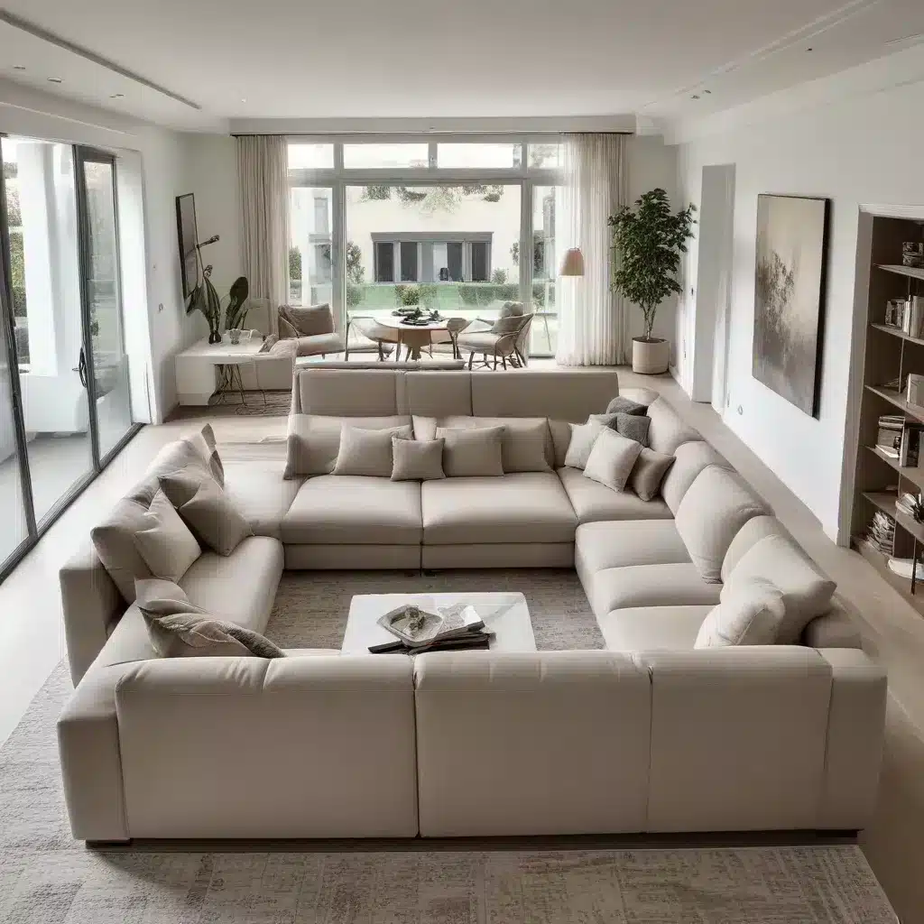 Sink into the Comfort of a Luxurious U-Shaped Sofa Sink into the Comfort of a Luxurious U-Shaped Sofa