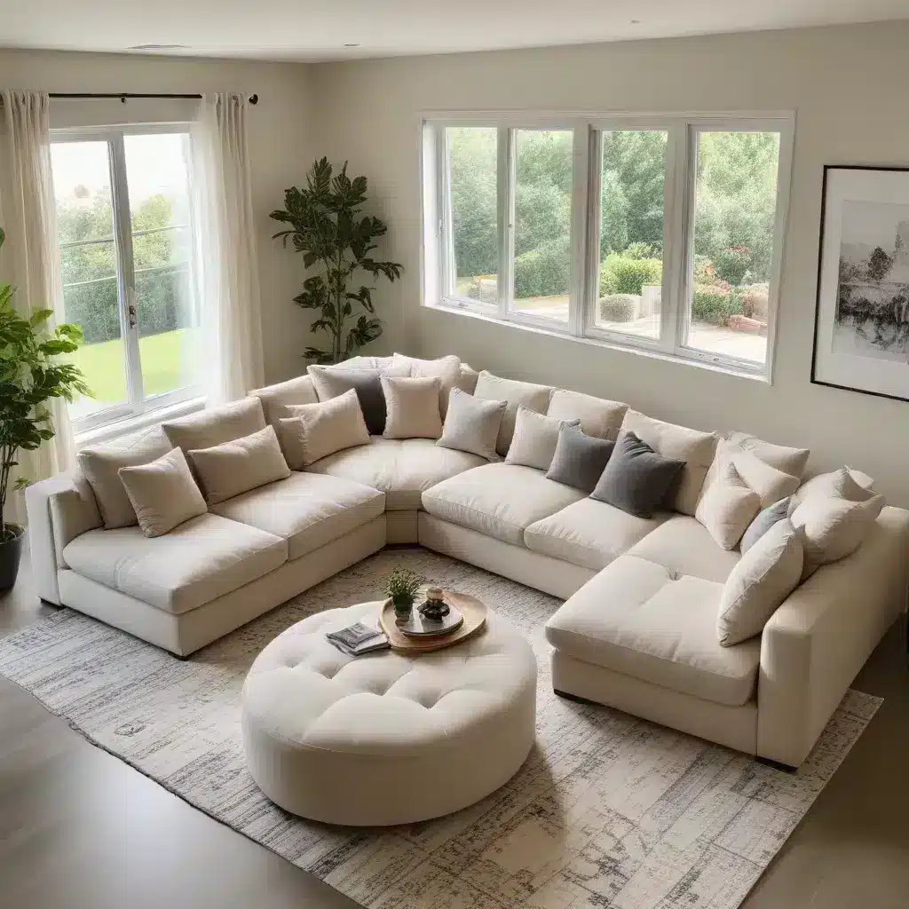 Sink into the Comfort of a Stylish and Supportive U-Shaped Sofa as Your New Favorite Spot for Relaxation