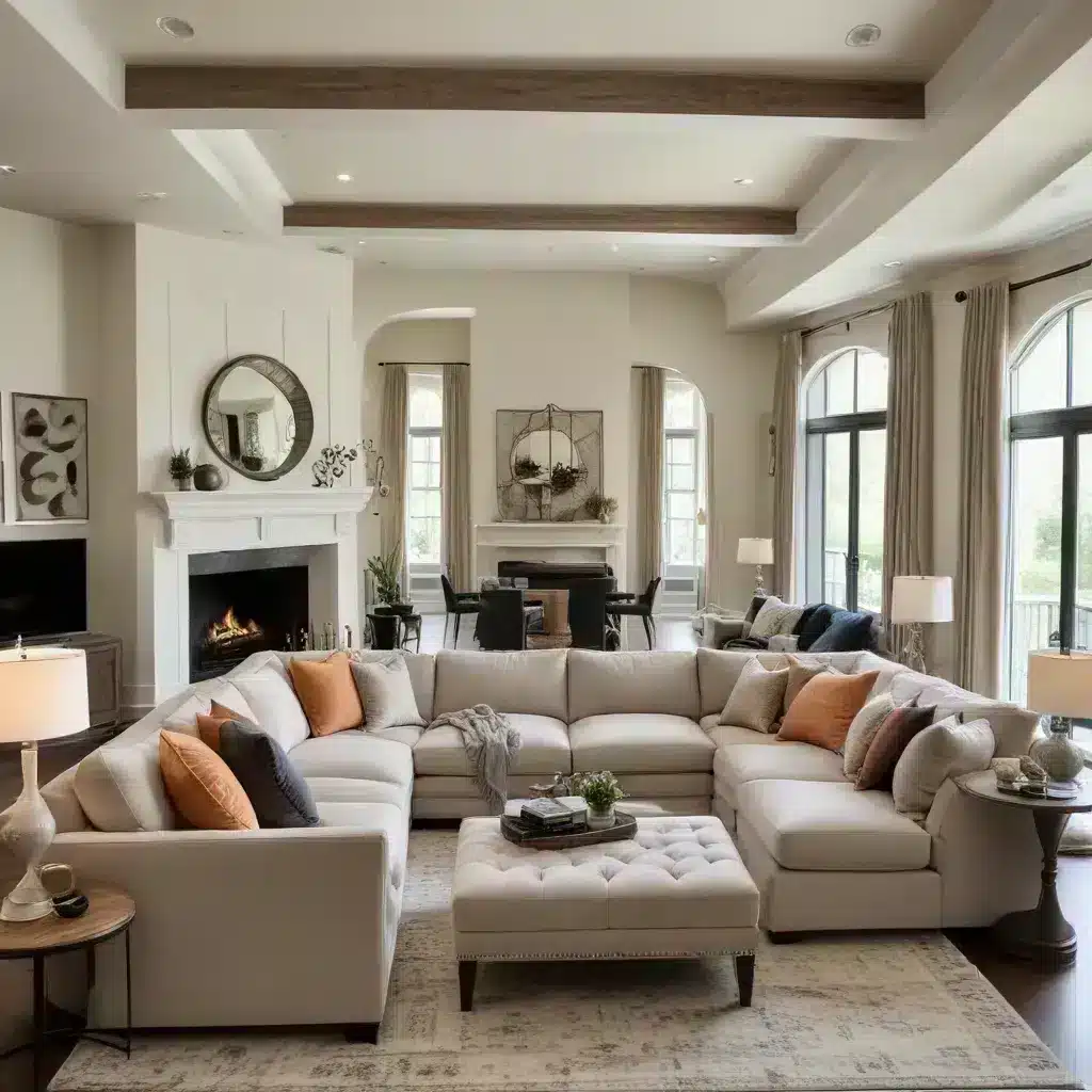 Supersized Sectionals Maximize Style and Space in Large Living Rooms Supersized Sectionals Maximize Style and Space in Large Living Rooms