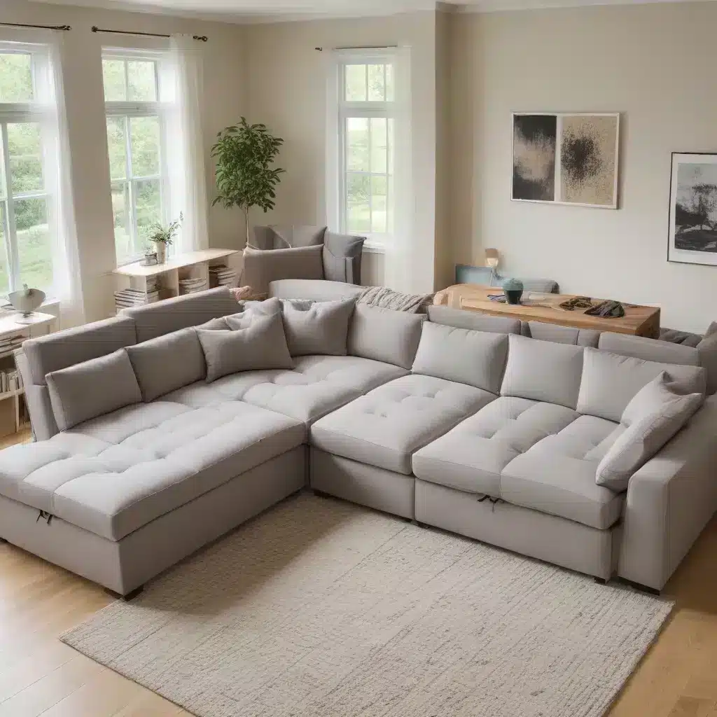 Organized Living with U-Shaped Sofa Beds Organized Living with U-Shaped Sofa Beds