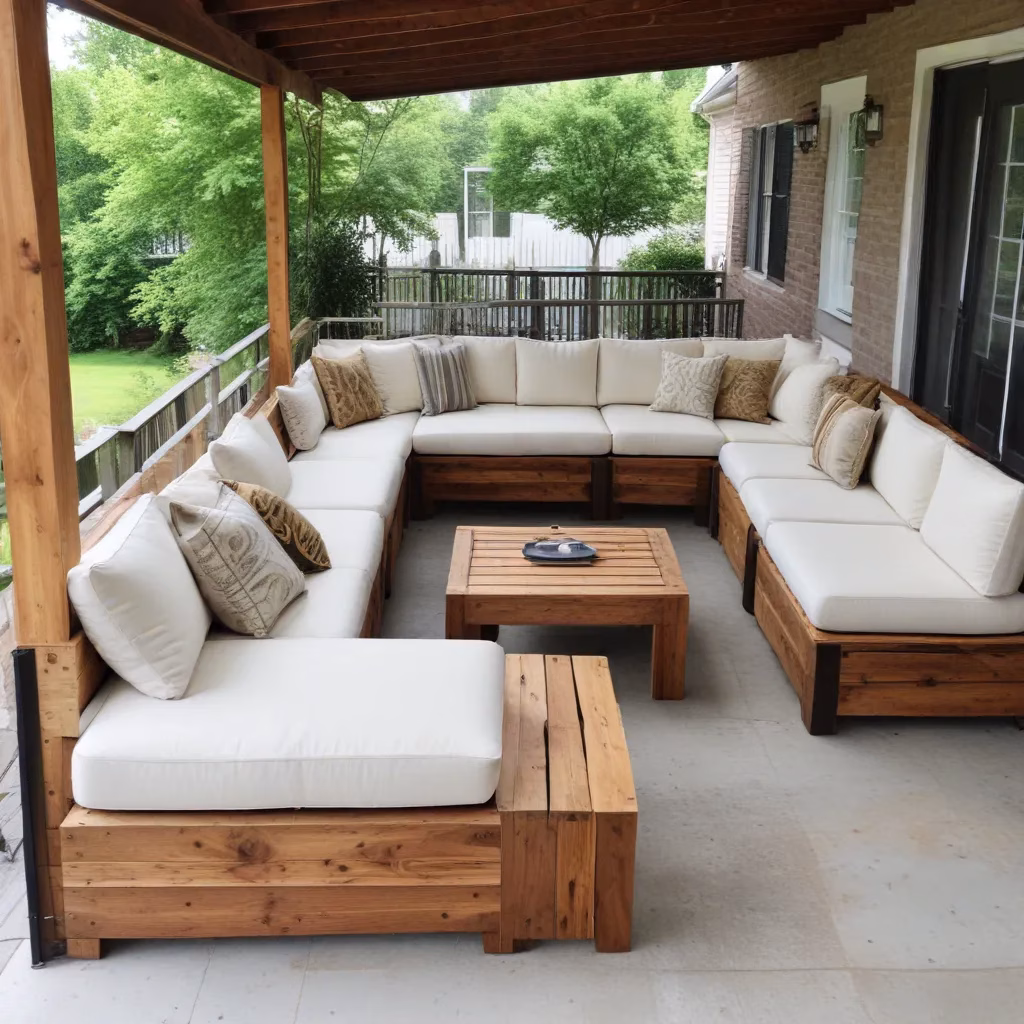 Refresh Your Porch With a Homemade Outdoor Sectional Refresh Your Porch With a Homemade Outdoor Sectional