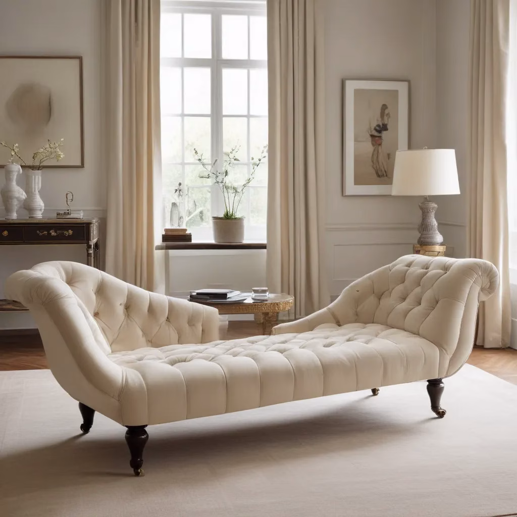 Arranging Furniture to Highlight a Standout Chaise Longue as a Captivating Design Centerpiece in Your Living Room