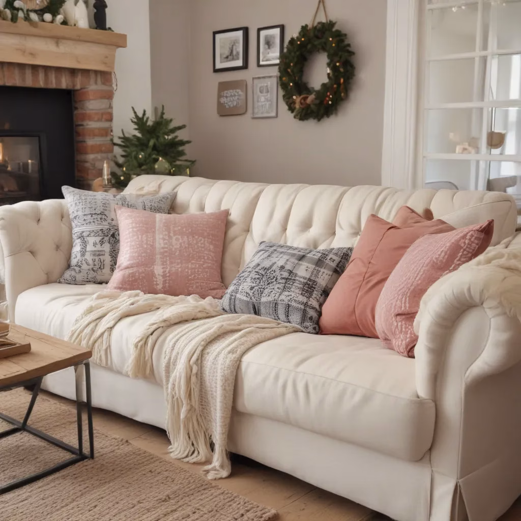 Cosy Up This Season with Festive DIY Sofa Accents