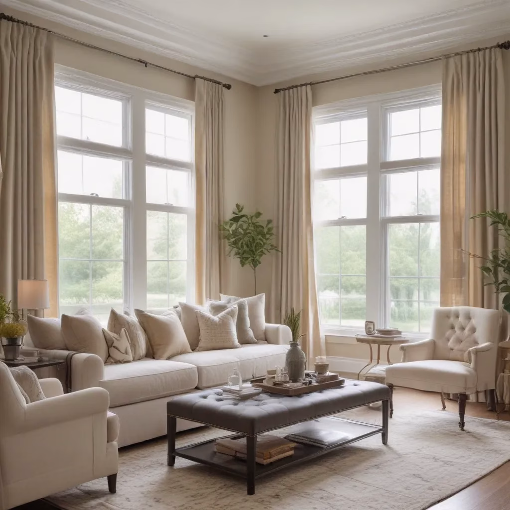 Elevating Living Room Style with Sofa-Coordinated Window Treatments