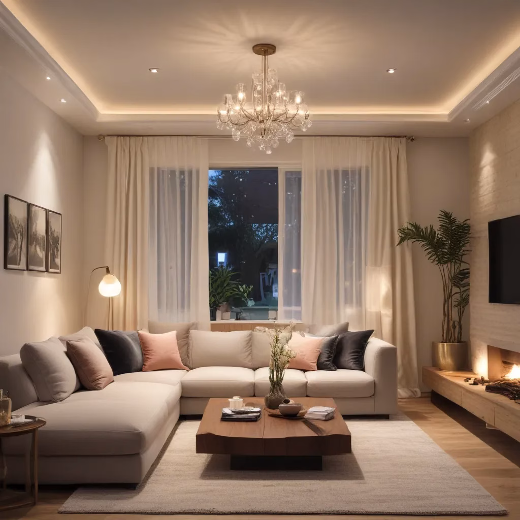 Optimising Lighting for a Cosy and Inviting Living Room Layout